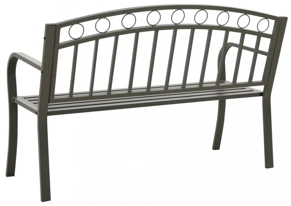 szürke kerti pad 120 cm