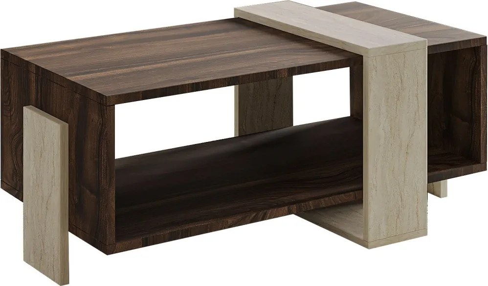 Meleni - Travertine, Walnut