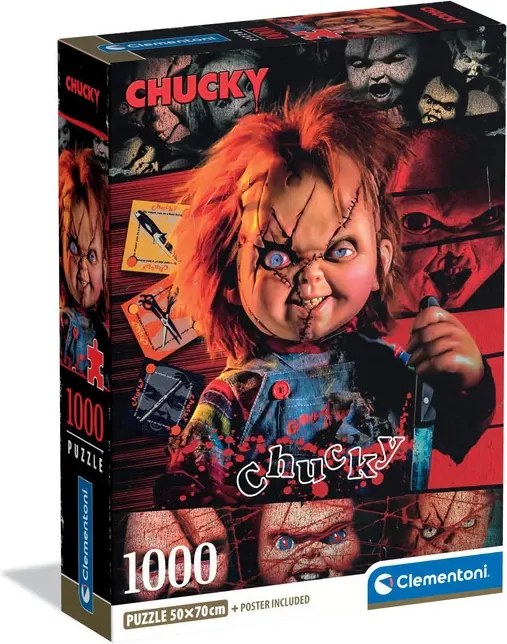 Chucky Crazy 1000 db-os Compact puzzle Clementoni