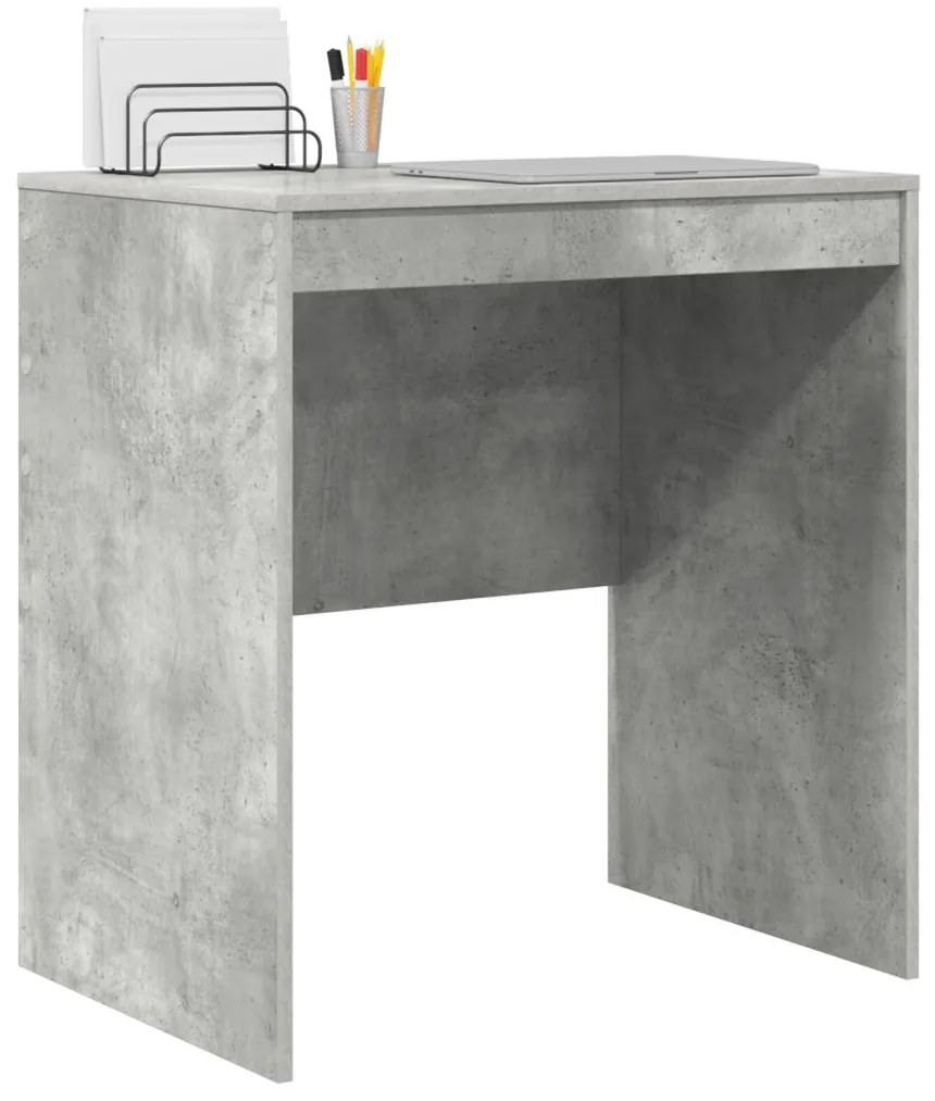 Íróasztal Beton szürke MDF beton hatású 70 x 50 x 76 cm Egyszerű
