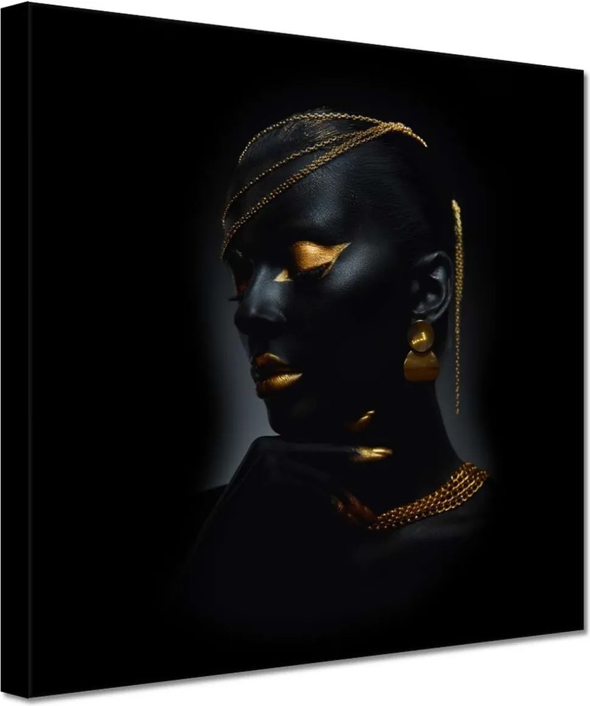 Festmények 20x20 Aranyozott arc