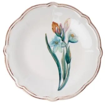 Étkészlet 18 db színes/porcelán