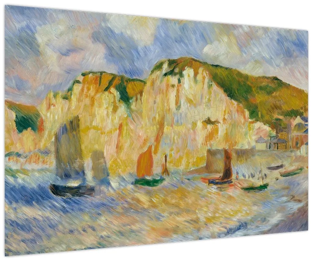 Kép - Auguste Renoir, Sea and Cliffs, reprodukciók (90x60 cm)