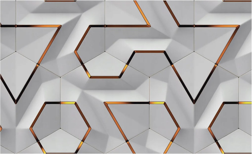 Fotótapéta Flizelin a Hálószobába Nappali Háromdimenziós minták 416x254