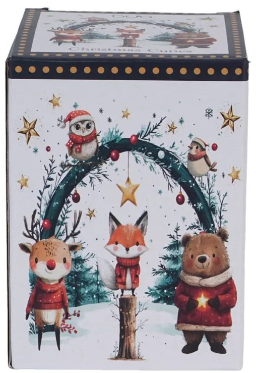 Rozsdamentes acél hőtartó termosz pohár 330 ml Christmas Cuties 2