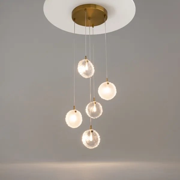 Maytoni MOD254PL-05BS - Csillár zsinóron FROZEN 5xG4/28W/230V réz