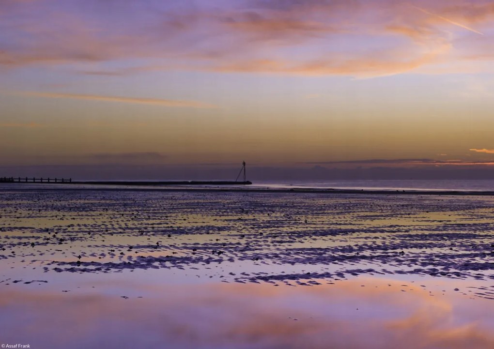 Poszter 29,7x21cm Napfelkelte a tengerparton, Assaf Frank