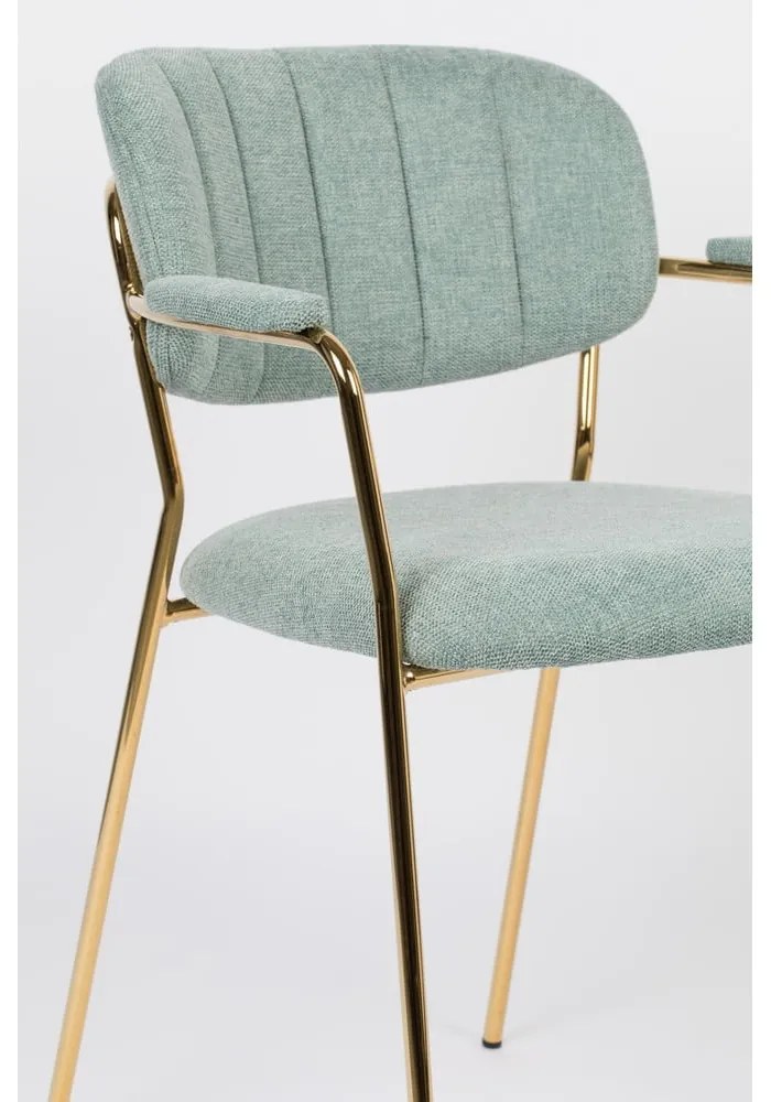 Világoszöld étkezőszék szett 2 db-os Jolien – White Label