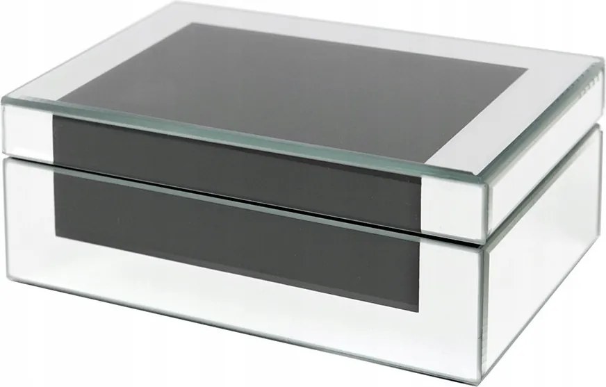 Tükör Ékszerdoboz 21x14x8cm Glamour