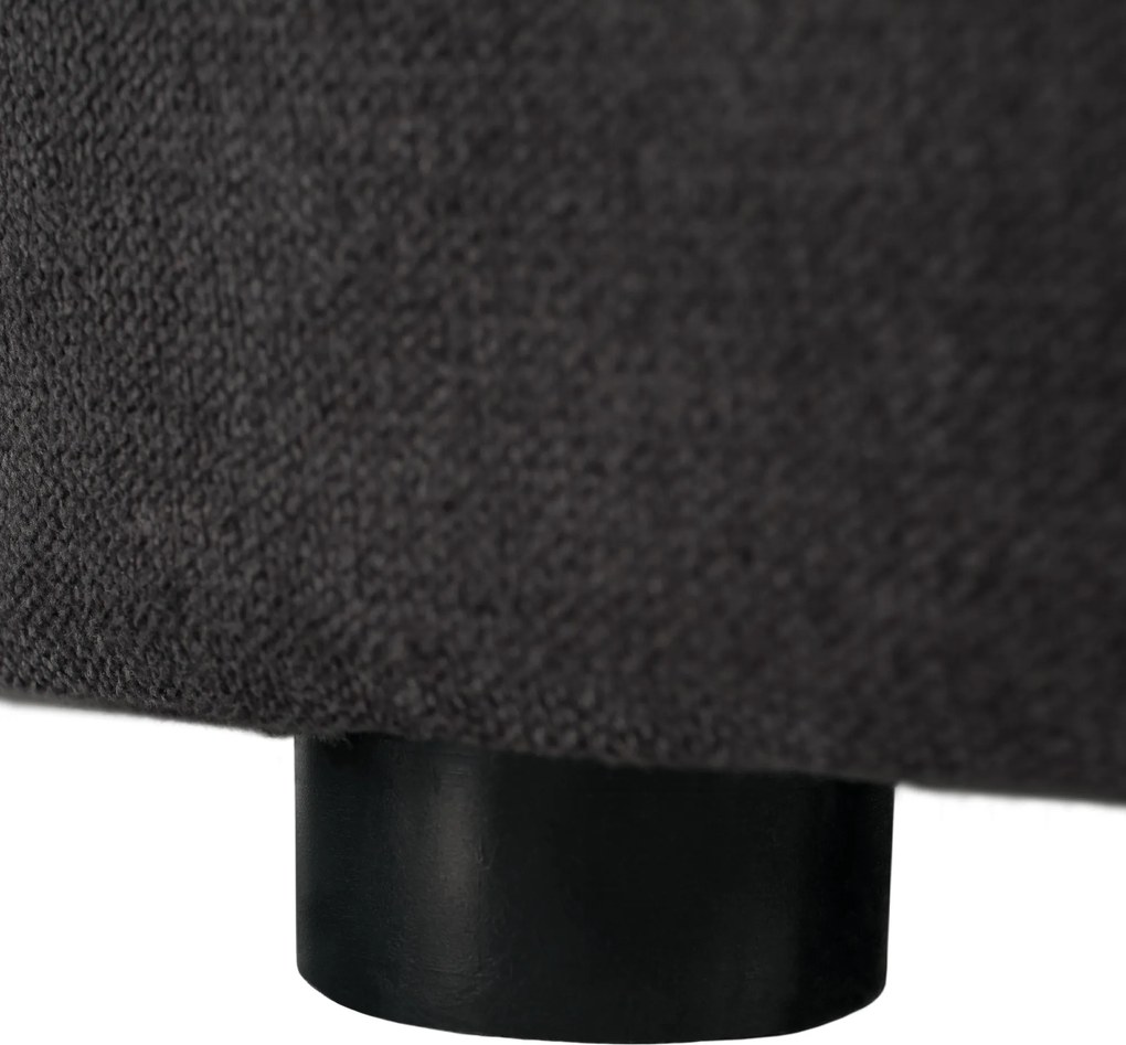 Fotel tárhellyel, sötétszürke/világosszürke, PERSI