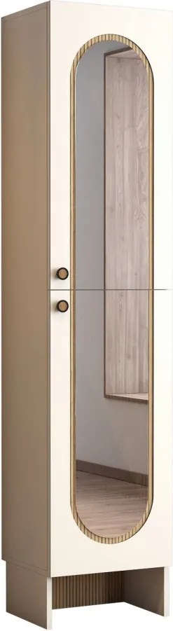 Palermo előszobafal, krém-tölgy, 45 cm – TR845HCT4240