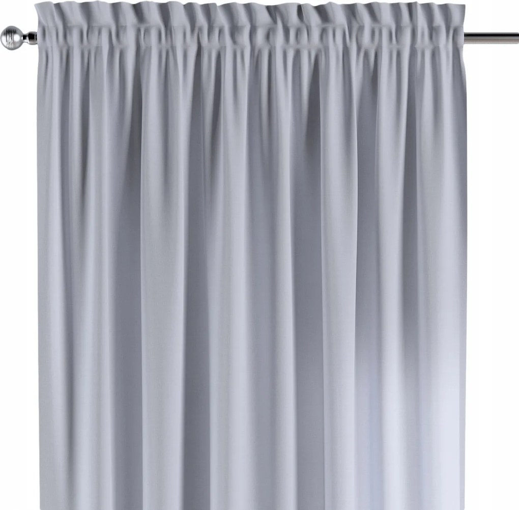 Csatornafüggöny frufruval 1 db 130x245cm fehér