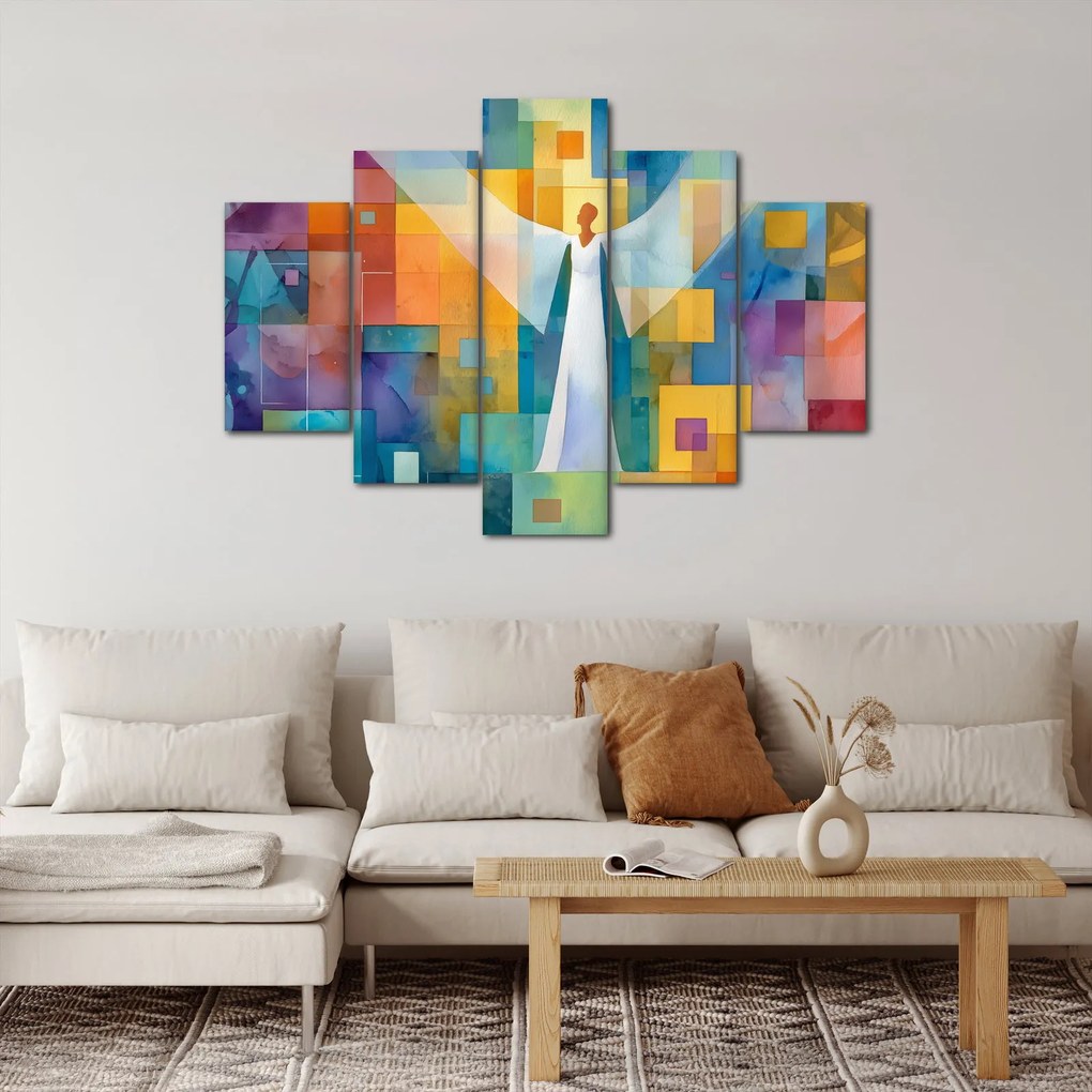 Kép - Geometrikus angyal (150x105 cm)