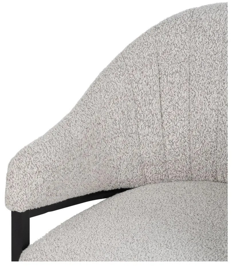 Világosszürke fotel – Ixia