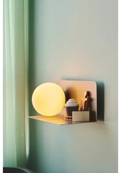 Nordlux - LILIBETH fali lámpa polccal 1xE14/25W/230V barna