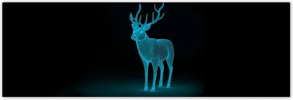 Poszterek 200x66 Türkiz szarvas