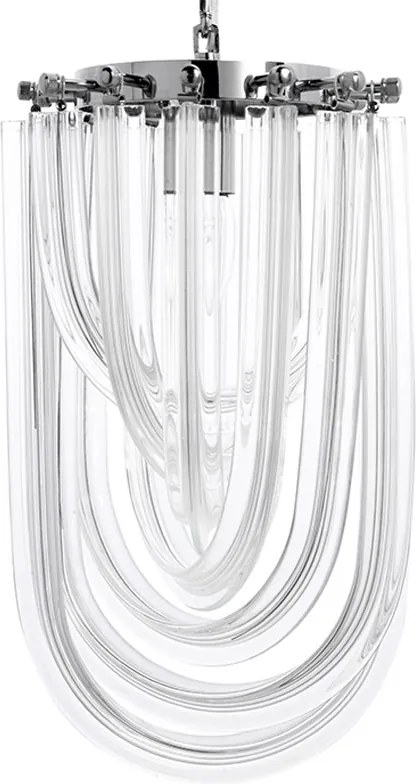 King Home MURANO S JD9607-S.CHROM Függőlámpa 1x40W/E14 IP20