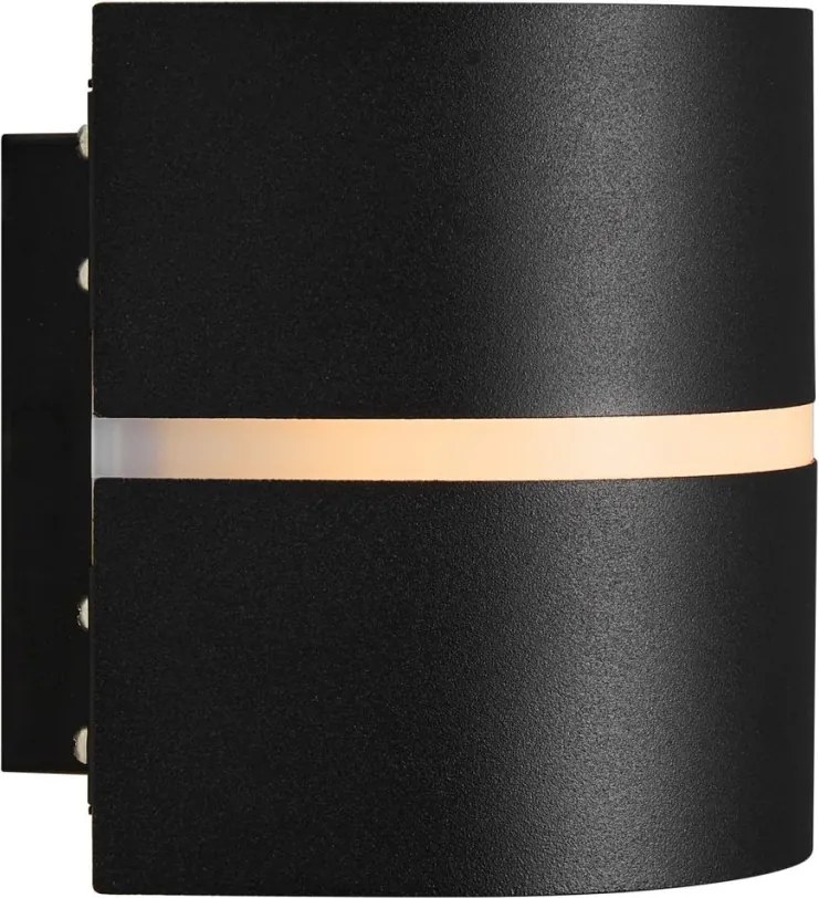 NORDLUX 2418311003 SIBELIS Modern Kültéri Fali Lámpa Fekete E27 IP44
