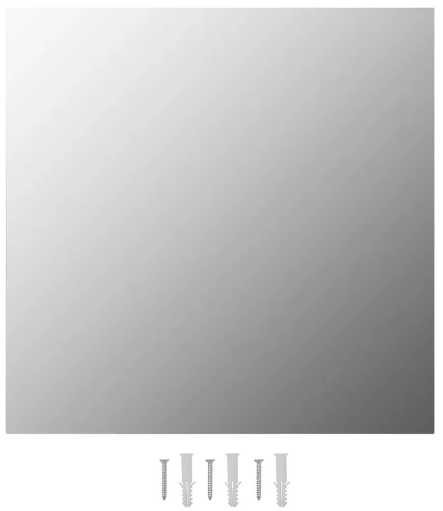 2 db négyzet alakú falitükör 60 x 60 cm