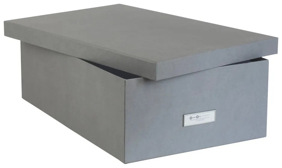 Inge 3 db-os szürke tárolódoboz szett - Bigso Box of Sweden