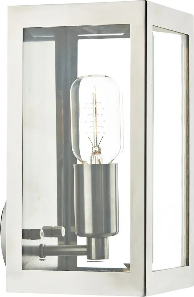 DAR LIGHTING ERA0744 ERA Modern Kültéri Fali Lámpa Átlátszó, Rozsdamentes Acél E27 IP44