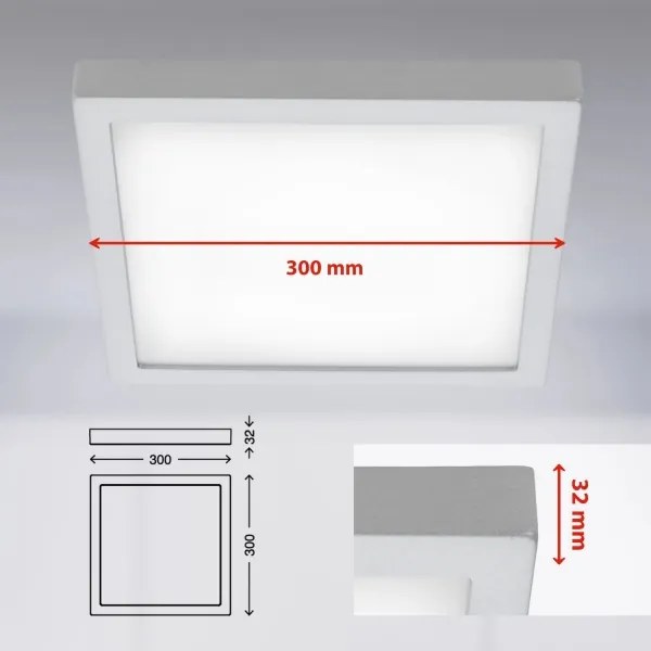 Briloner 7142-414 - LED Mennyezeti lámpa FIRE LED/21W/230V 4000K