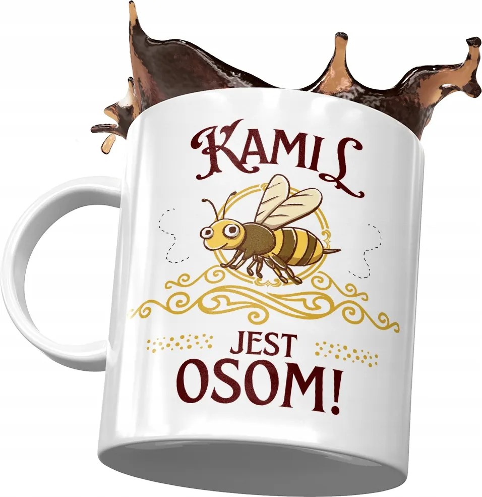 Bögre Kamilla Kolléga Férj Barát Ajándék Nyomtatott Fotóval