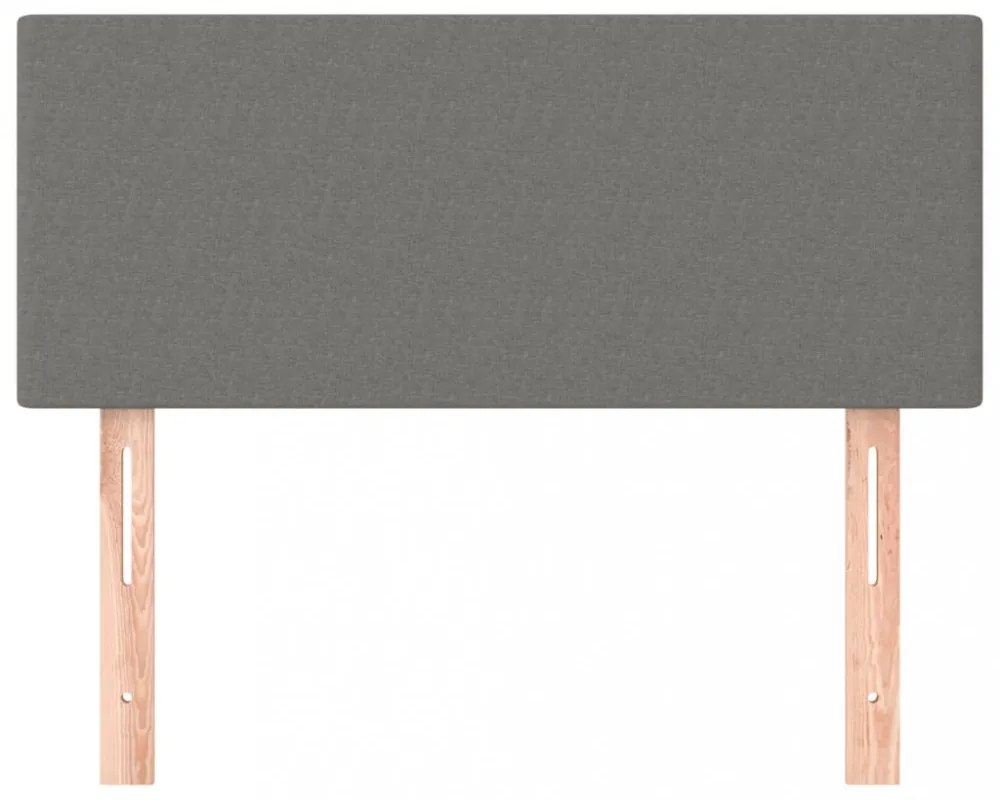 sötétszürke szövet fejtámla 80 x 5 x 78/88 cm