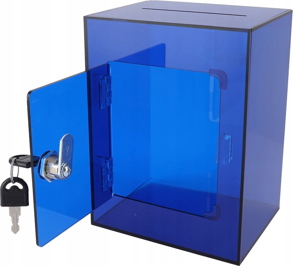 Átlátszó Akril Pénztakarékos Doboz Felnőtteknek És Gyerekeknek, Nyitható, Nagy Méretű