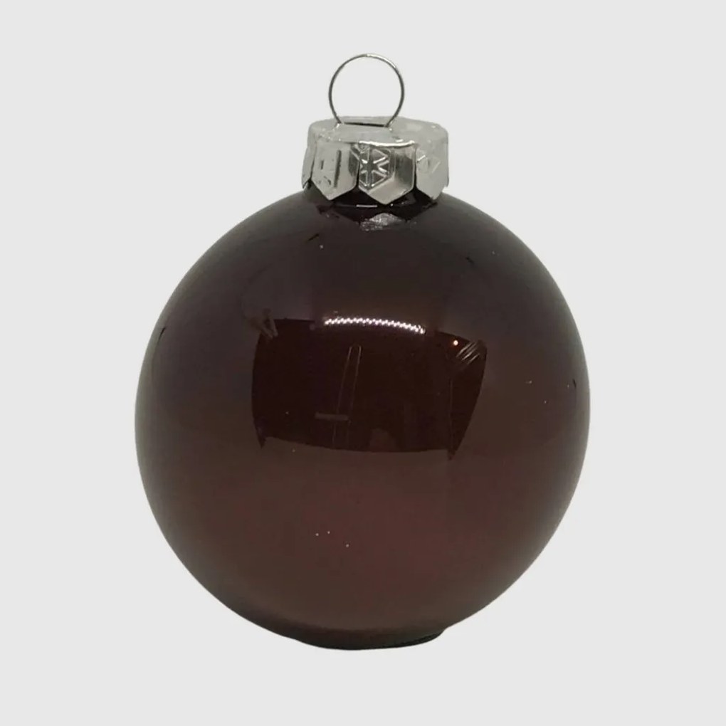 Elegant Lounge üveg karácsonyi gömb szett 12*6cm