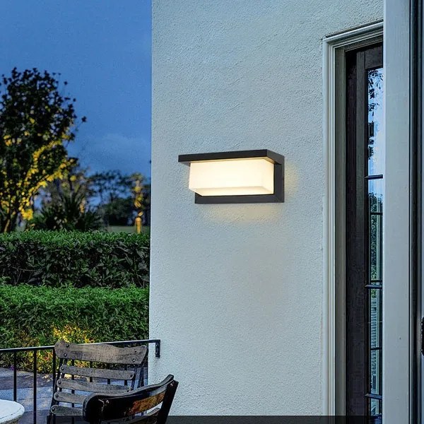 Brilagi - LED dimmelhető kültéri fali lámpa BRICKY 1xE27/6W/230V 2700-6500K IP54 fekete