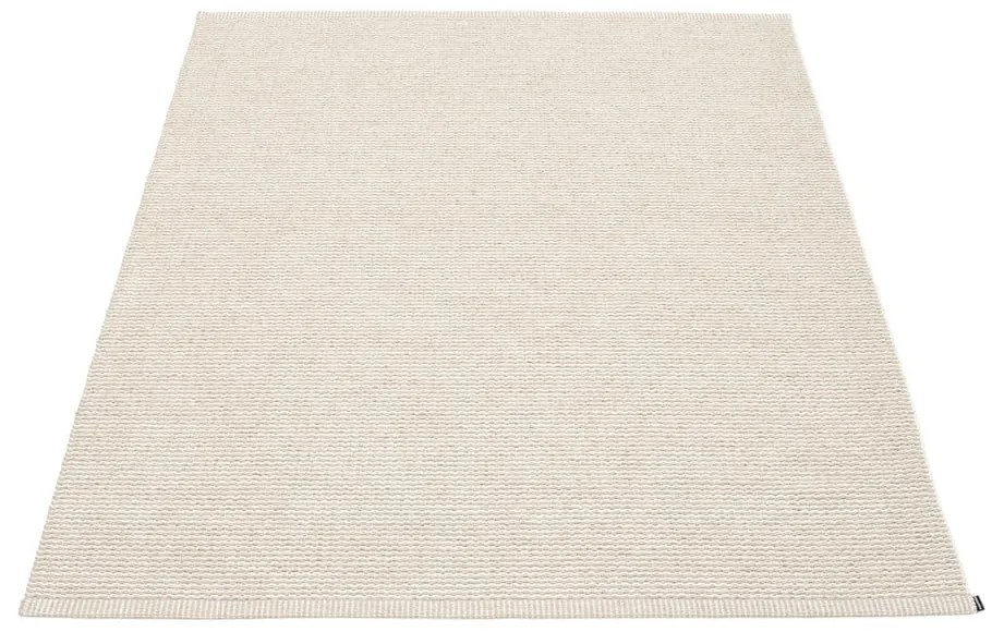 Krémszínű kültéri-beltéri szőnyeg 140x200 cm Mono Linen Vanilla – Pappelina