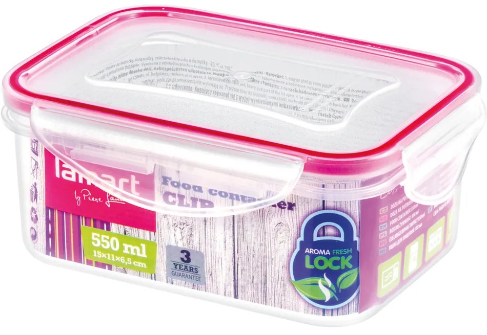 Lamart LT6007 Clip üveg, 550 ml, 0,55 l