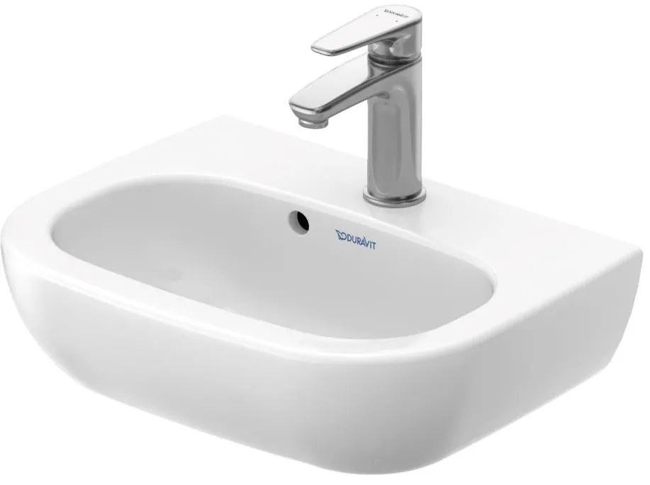 Duravit 7054500002 - Függesztett mosdó D-CODE 45x34 cm kerámia/fényes fehér