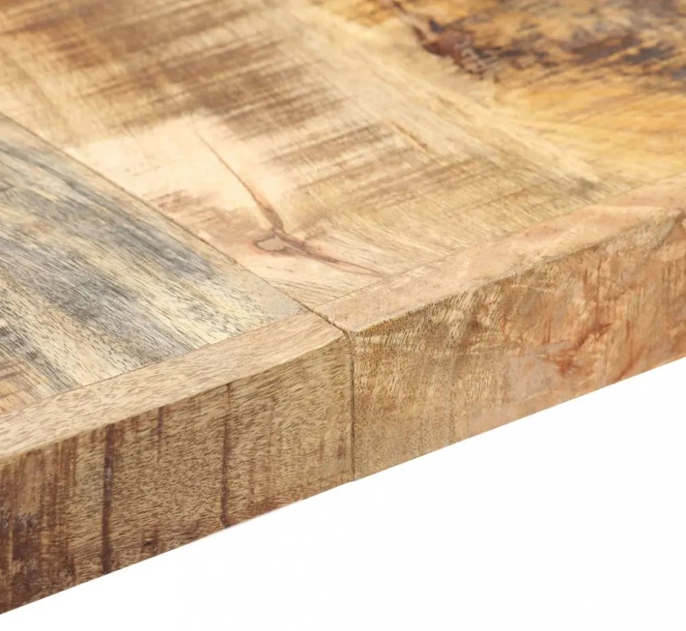 vidaXL tömör mangófa étkezőasztal 180 x 90 x 76 cm