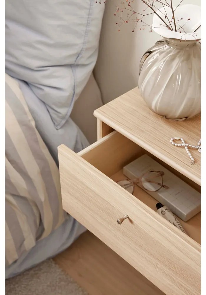 Függő éjjeliszekrény tölgyfa dekorral Mistral - Hammel Furniture