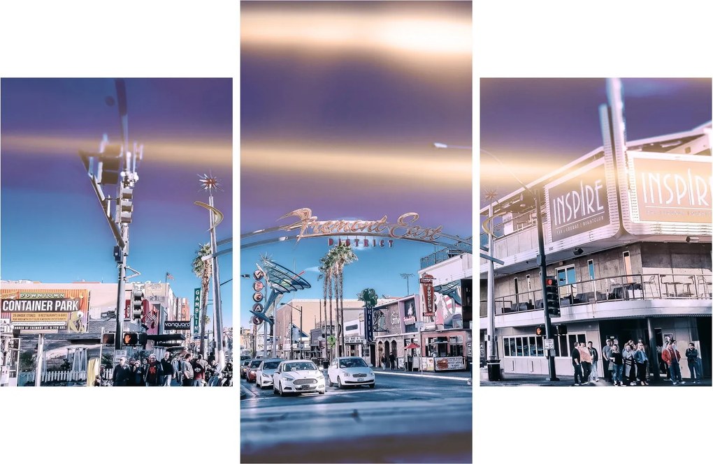 Kép egy utcáról Las Vegasban (90x60 cm)