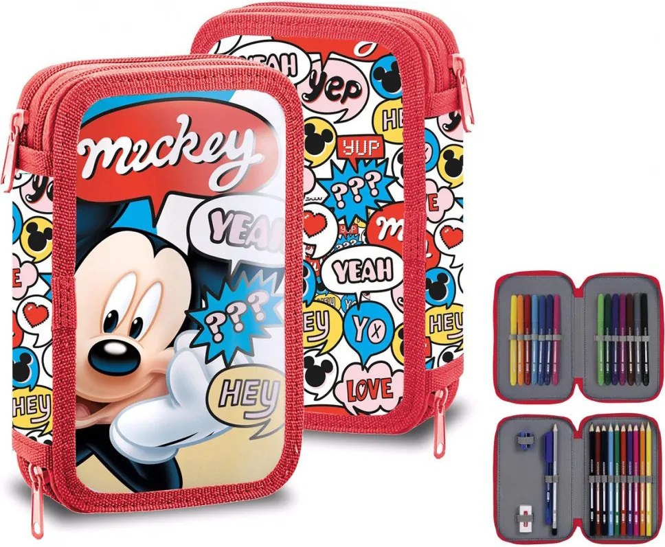 Disney Mickey Yeah tolltartó töltött 2 emeletes