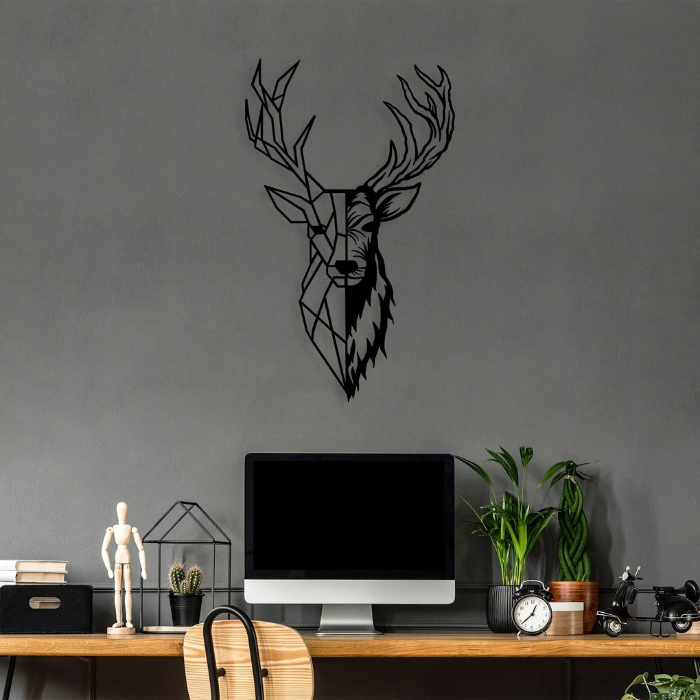Fém fali dekoráció, Red Deer 2