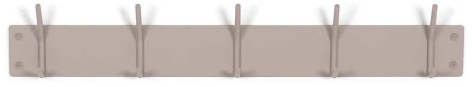 Szürkésbarna fém fali fogas 70 cm Fusion – Spinder Design