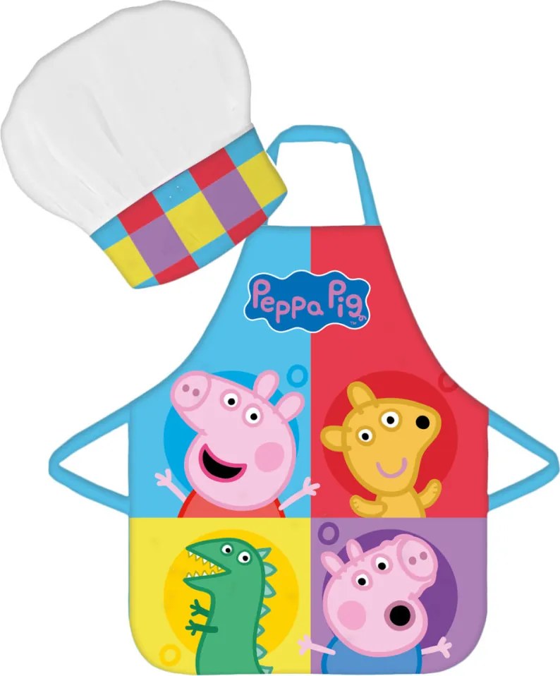 Peppa malac Team gyerek kötény 2 darabos szett