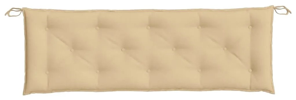 melange bézs szövet kerti padpárna 150 x 50 x 7 cm