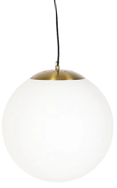 Skandináv függőlámpa opál üvegből 40 cm - Ball 40