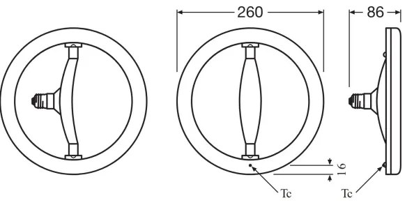 LED Fénycső E27/14,5W/230V 2700K - Osram