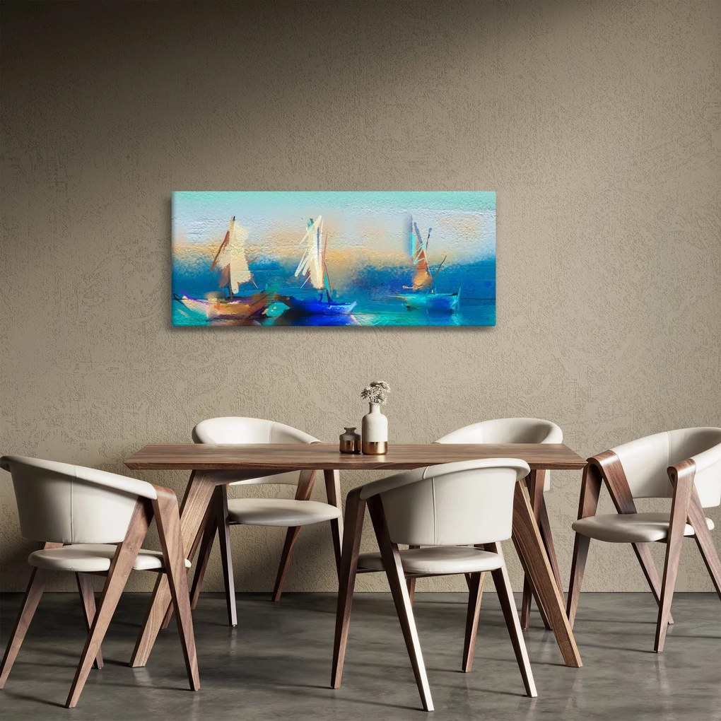 Kép - Tájképfestészet, festészet (120x50 cm)
