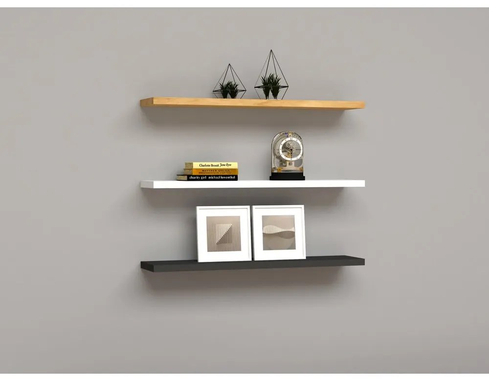 Polc készlet újrahasznosított fából 3 db-os Boss - Kalune Design