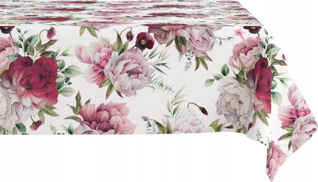 Abrosz Nyomott Mintával 130x170 Téglalap Alakú Virágok