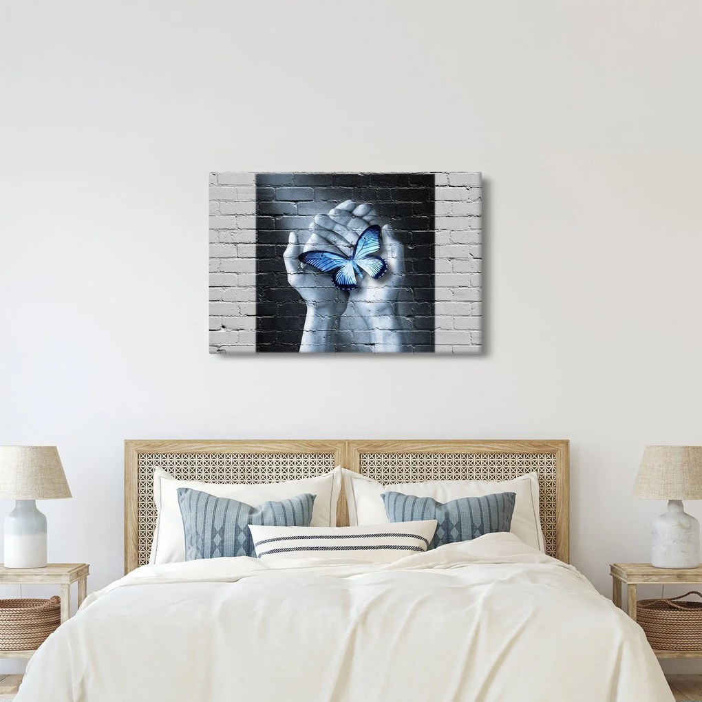 Kép - Pillangó a falon (90x60 cm)