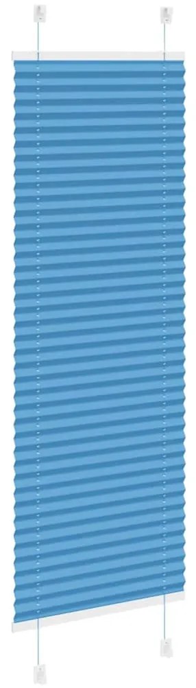 pliszírozott redőny kék 40x100 cm szövetszélesség 39,4 cm