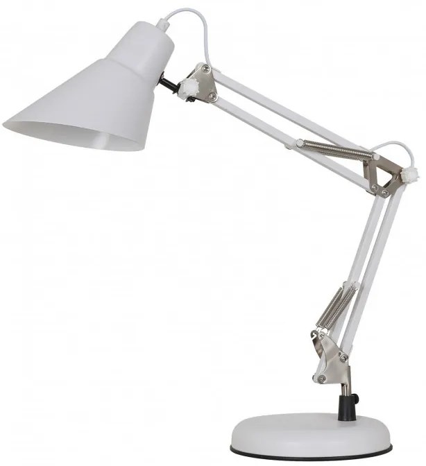 Italux JASON MT-HN2041 WH+S.NICK Asztali lámpa 1x60W/E27